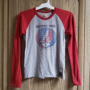 VTG TRUNK LTD Grateful Dead Baseball Shirt Steal Your Face Skull 1977 Medium/2
